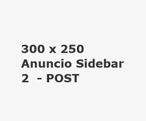 Anuncio Sidebar 2 - POST