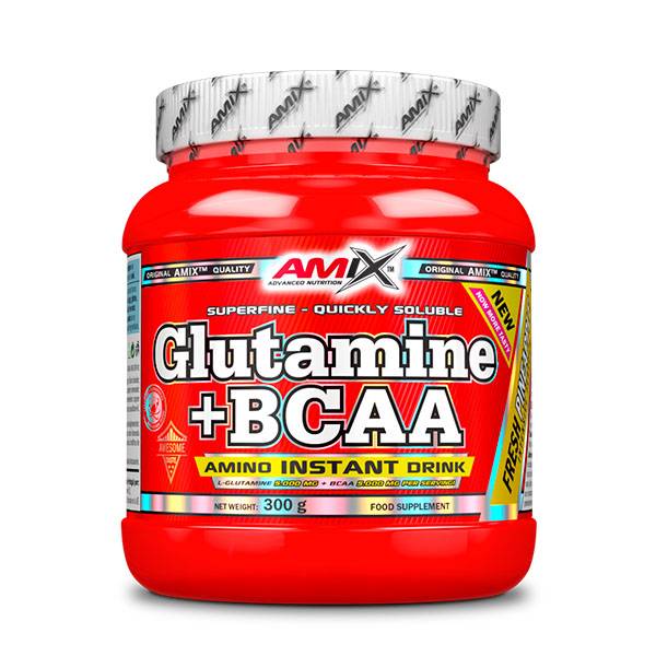 Amix Glutamina + Bcaa x 300 Gr